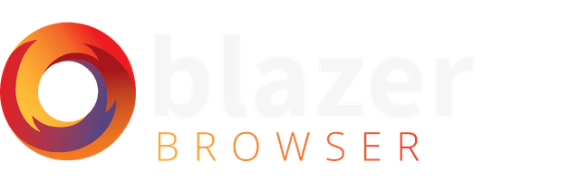 Blazer logo white